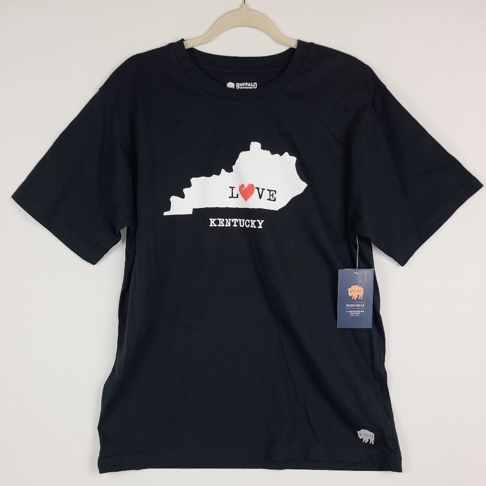 NEW Buffalo Outdoors Kentucky State Love T-Shirt. Sz XXL. NWT